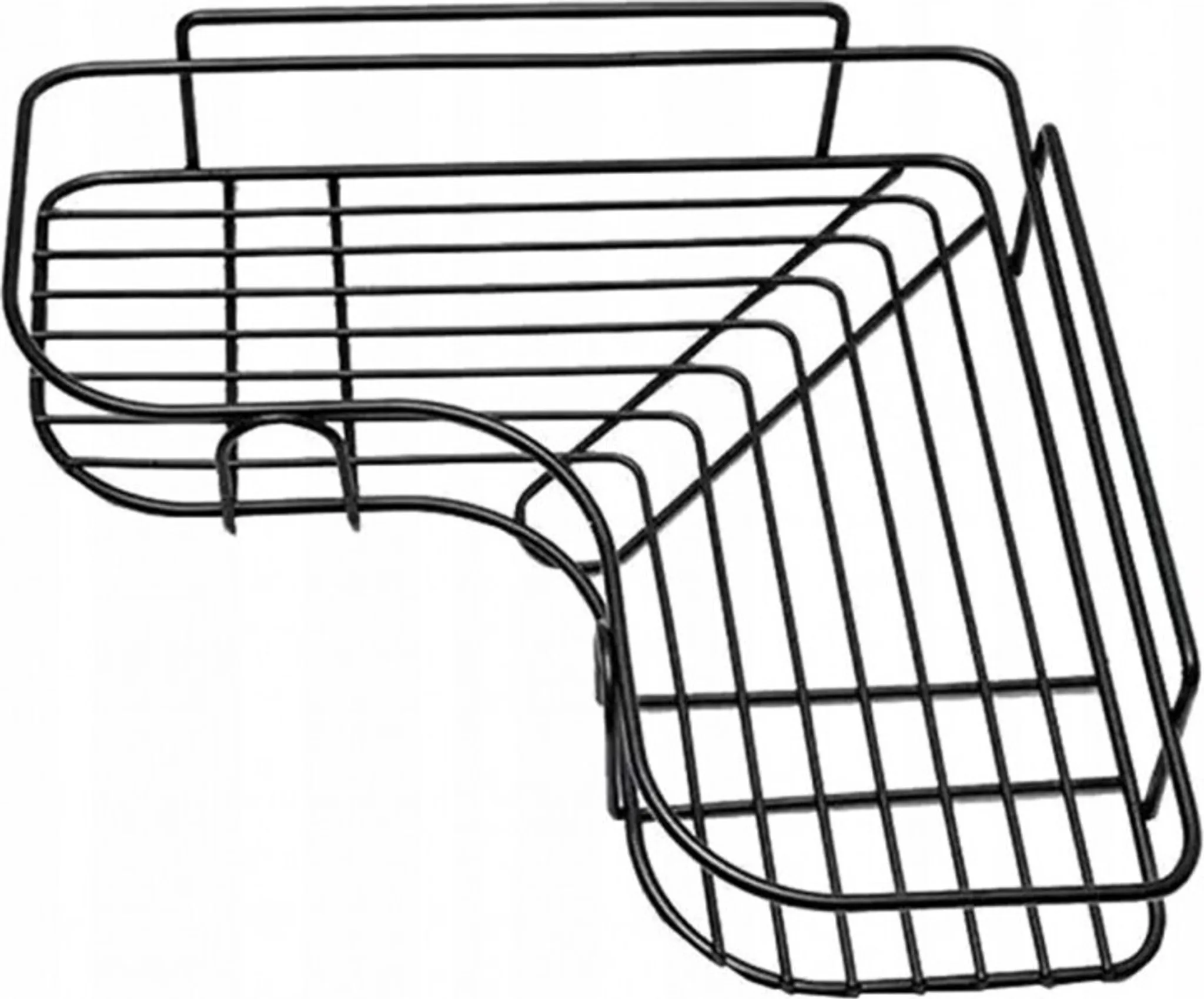 Flamenco Mystique – Eckbadregal „UCH14“, Schwarz