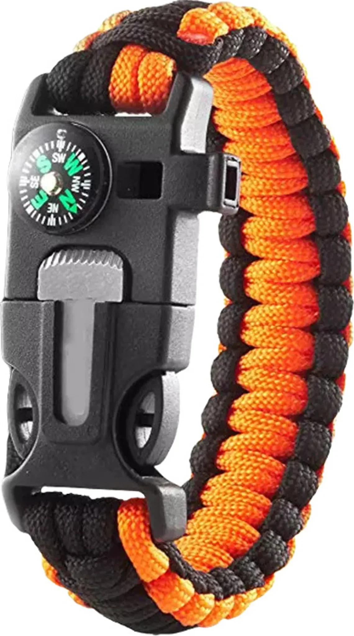 OEM – Survival-Armband Typ 1 (Paracord, Orange)