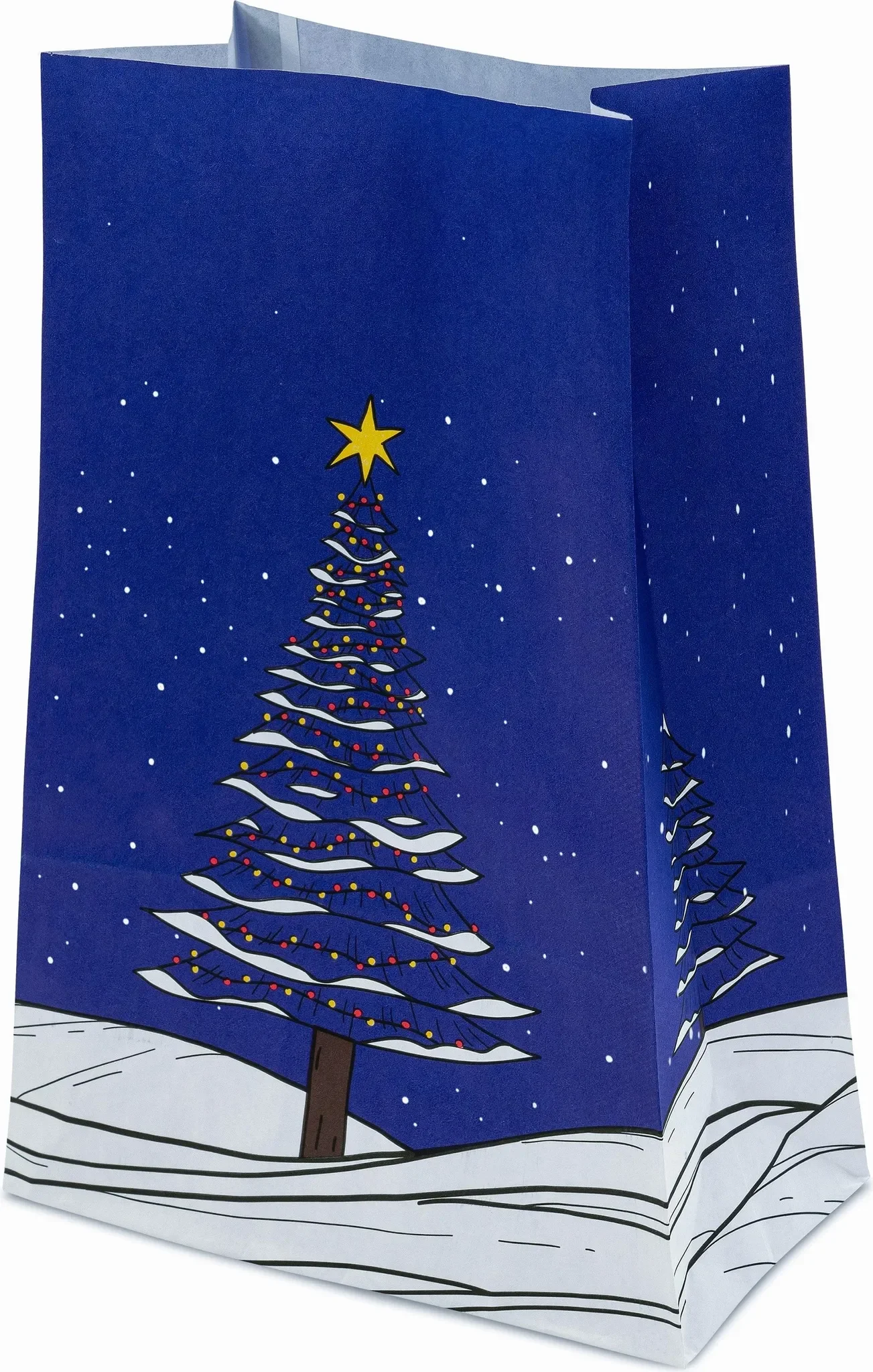 AllBags – Weihnachtspapiertüte „Weihnachtsbaum“