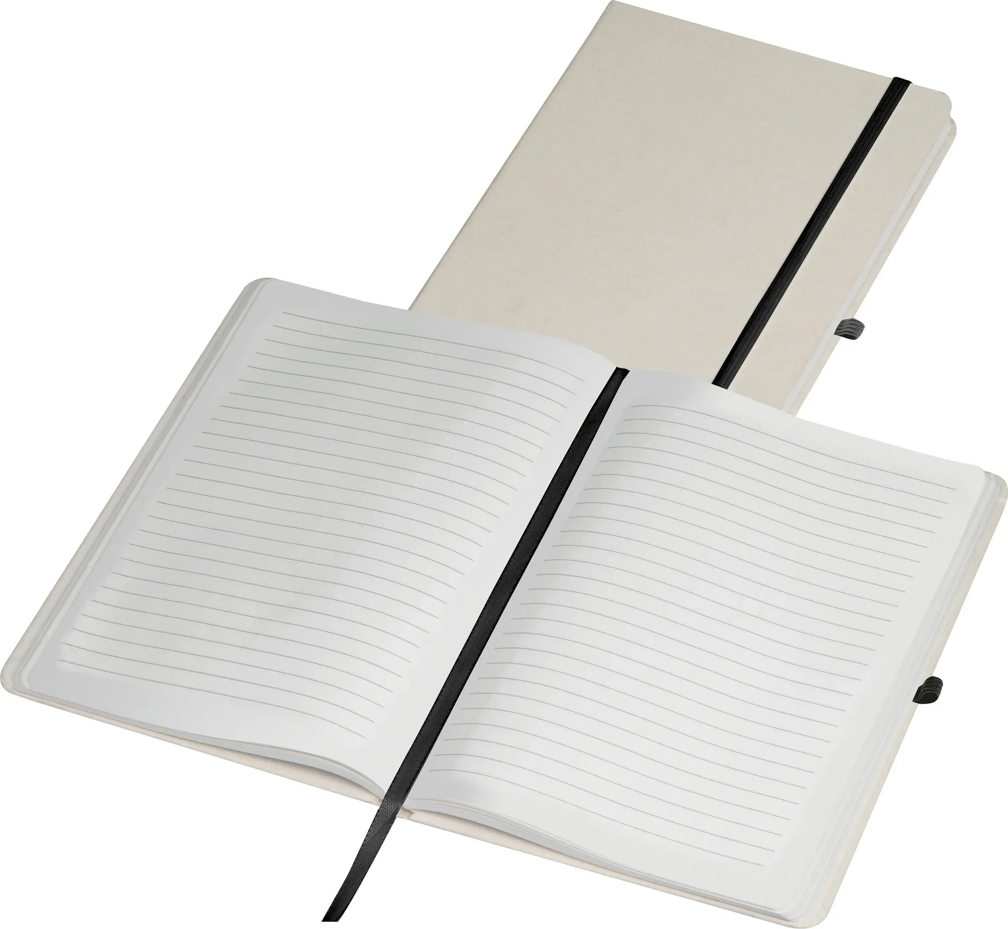 Notizbuch A5 – 160 linierte Seiten aus recyceltem Milchkarton