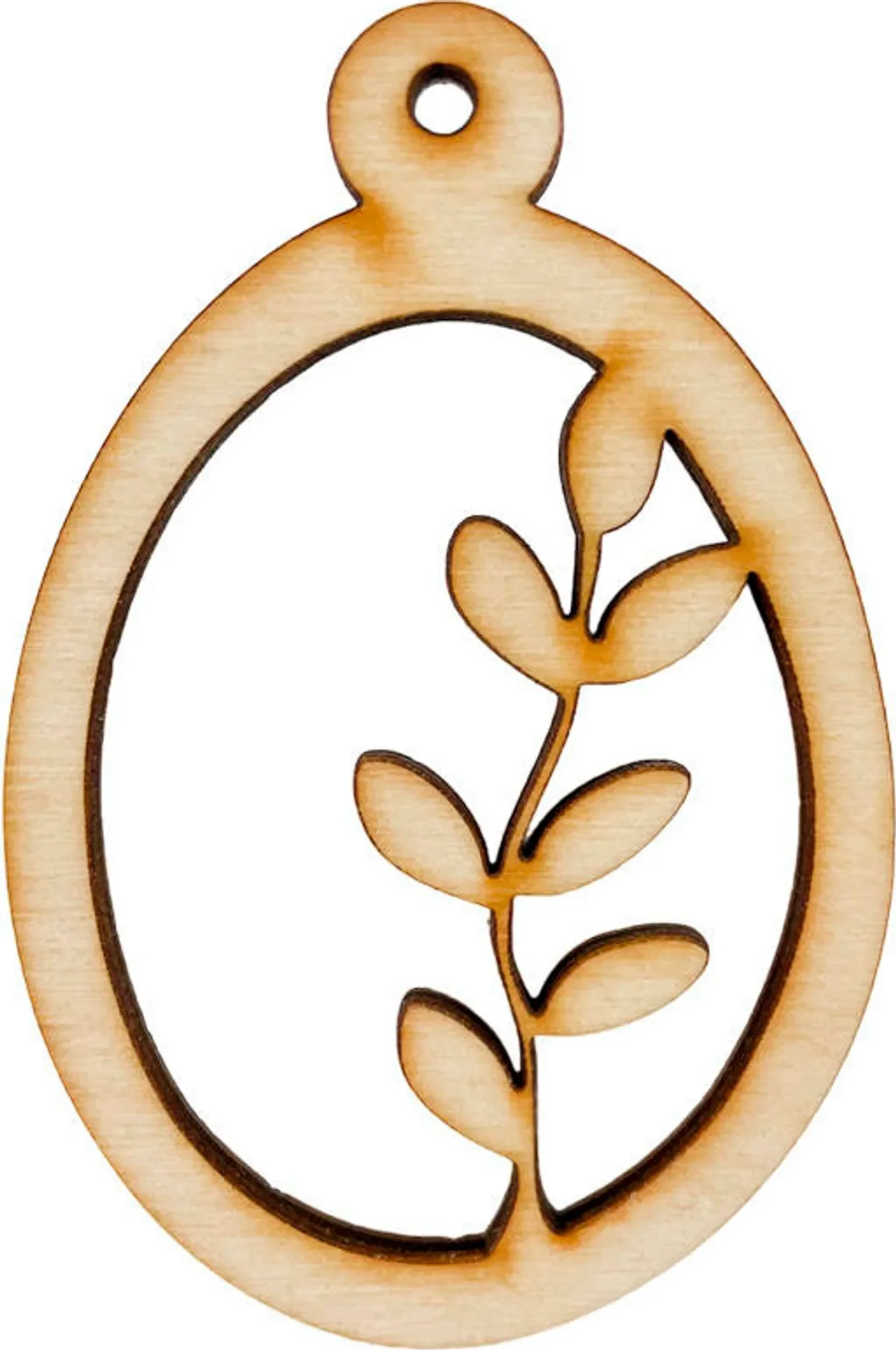 Loveart – Holzei-Anhänger, 16 cm