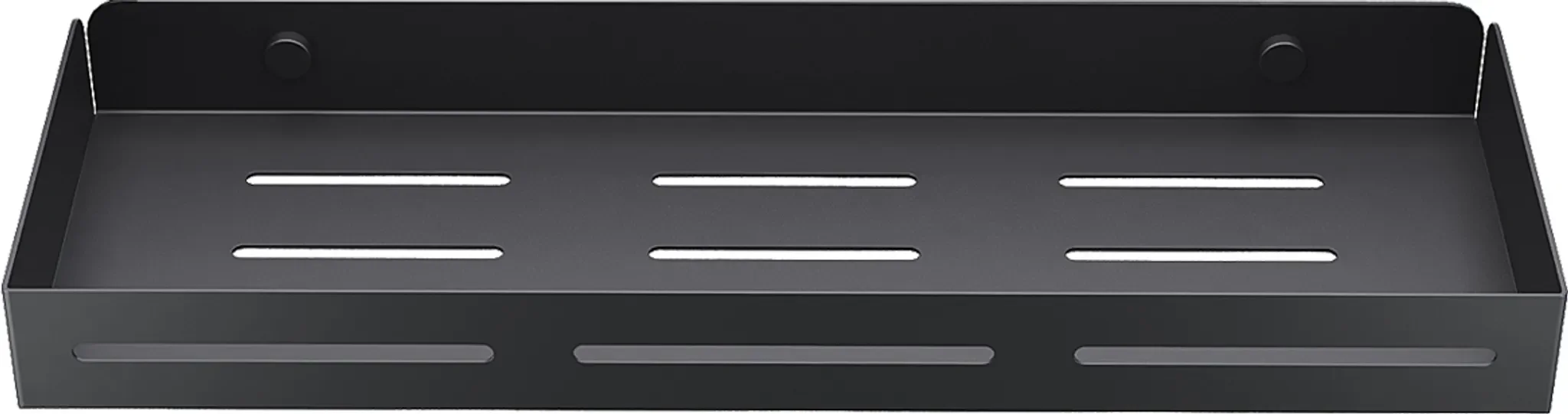 Duschablage ohne Bohren – Edelstahl Duschregal Schwarz (1 Stück)