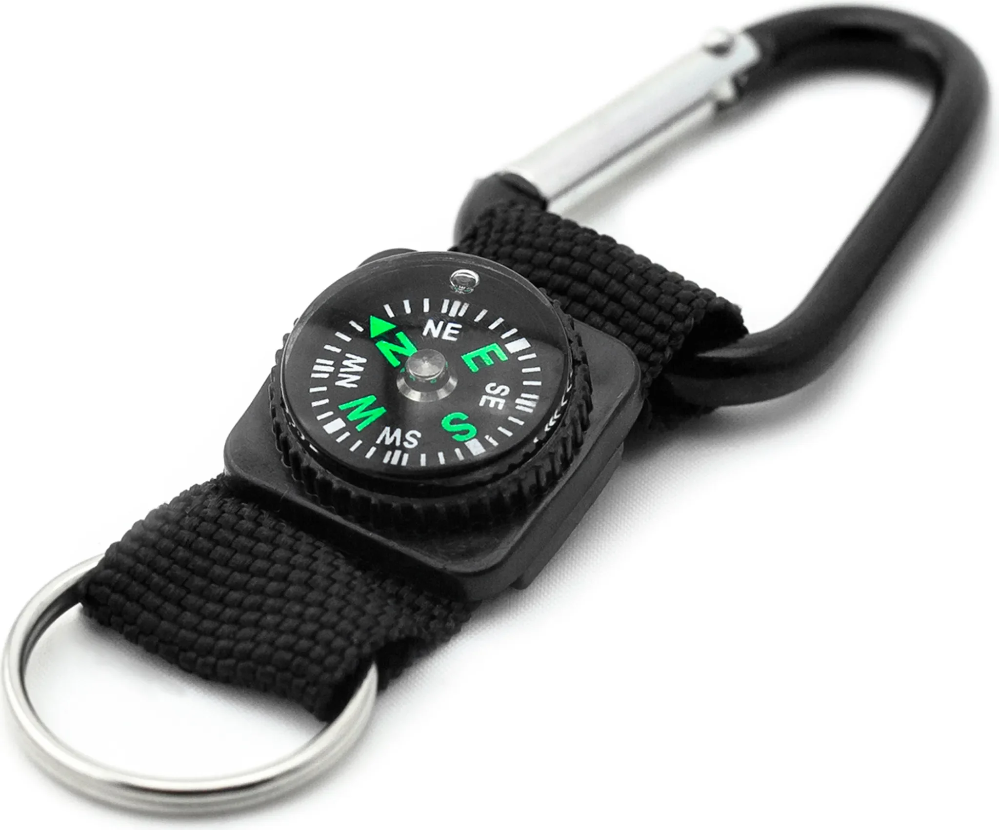 PRECORN – Schlüsselanhänger mit Karabiner & Kompass