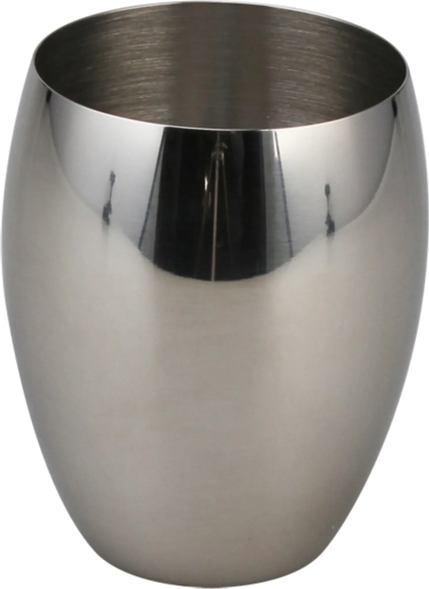 Bagnoxx – Zahnputzbecher Edelstahl rund Silber