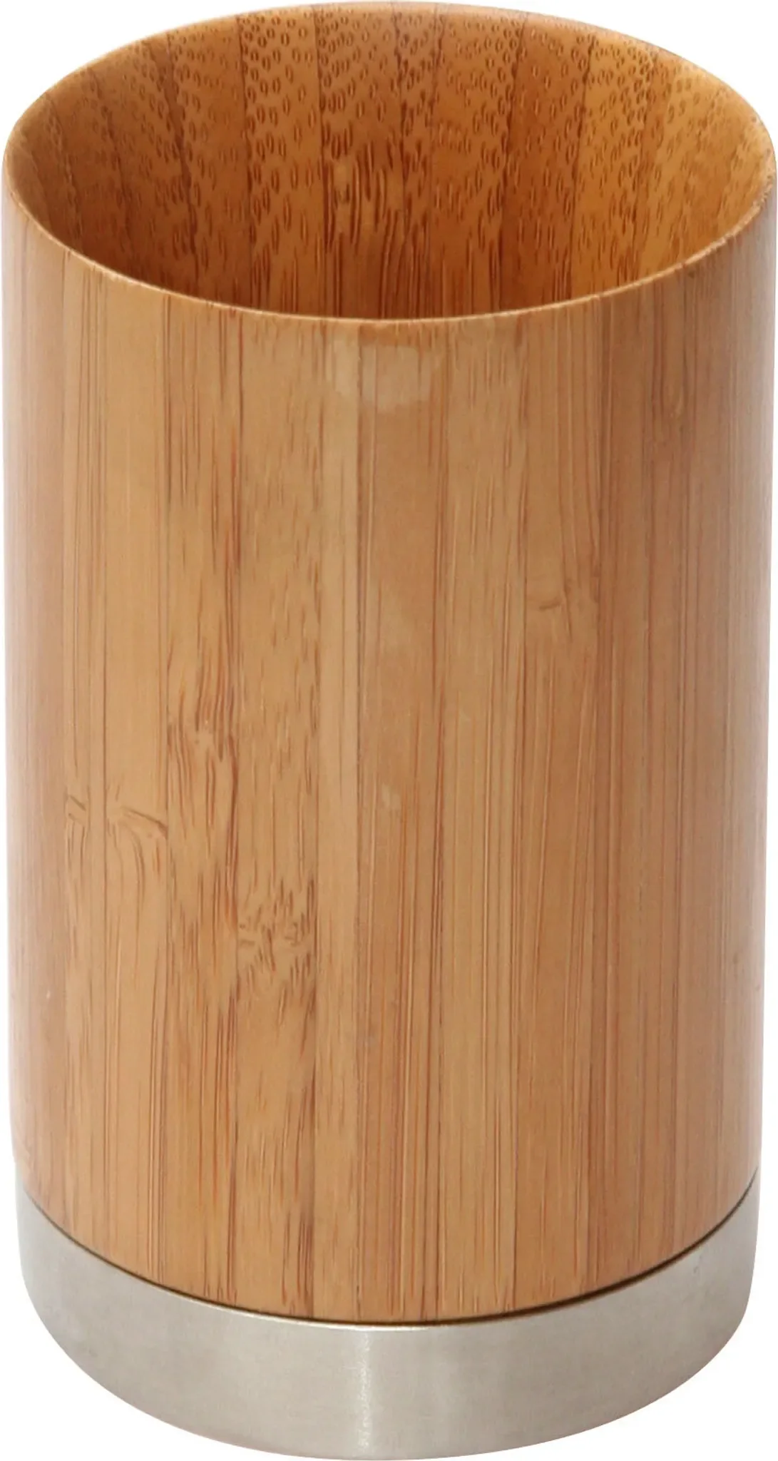 Axentia – Zahnputzbecher „Bonja“ aus Bambus & Edelstahl
