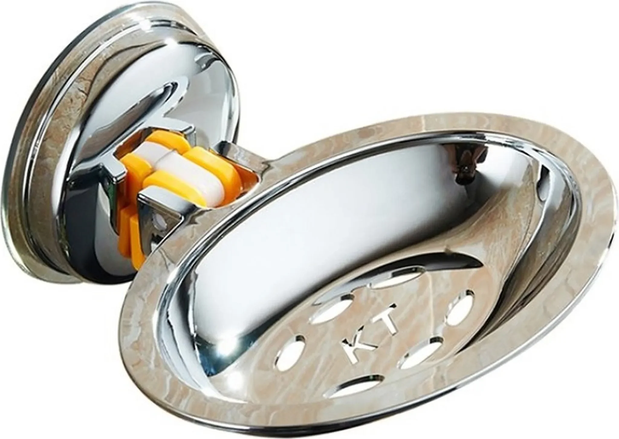 BAYLI – Seifenhalter mit Saugnapf, 13,5 × 7,5 cm