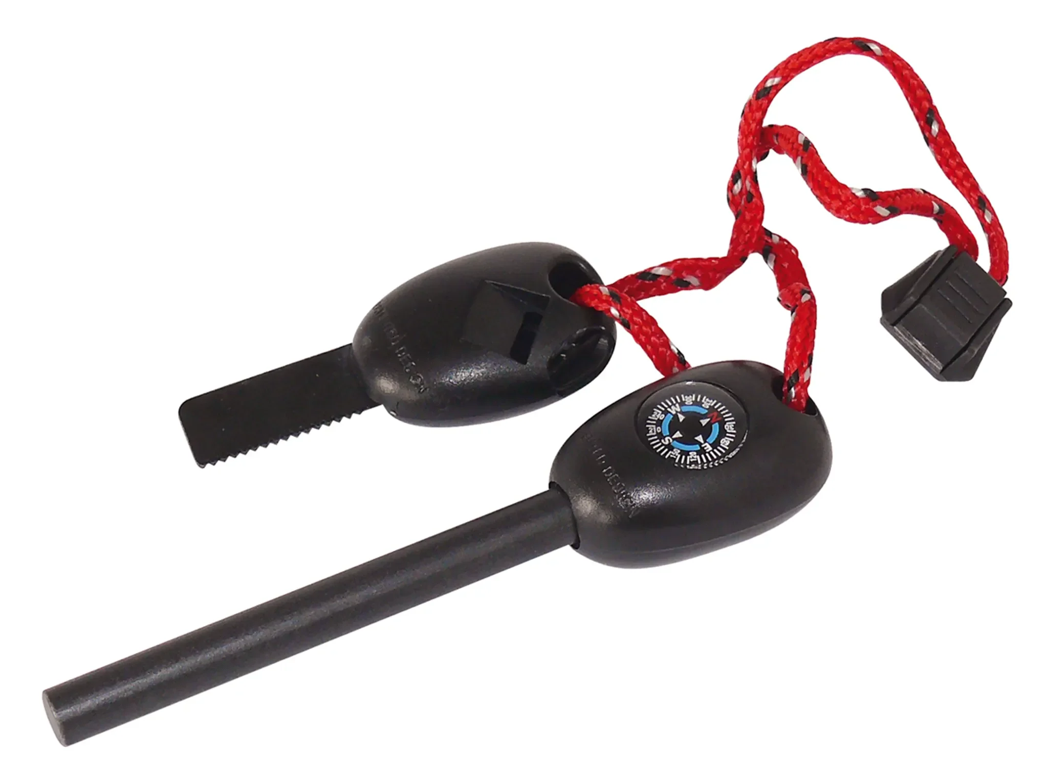 Steven Weiland GF – Outdoor-Survival-Set (Feuerstein, Pfeife, Säge, Kompass)